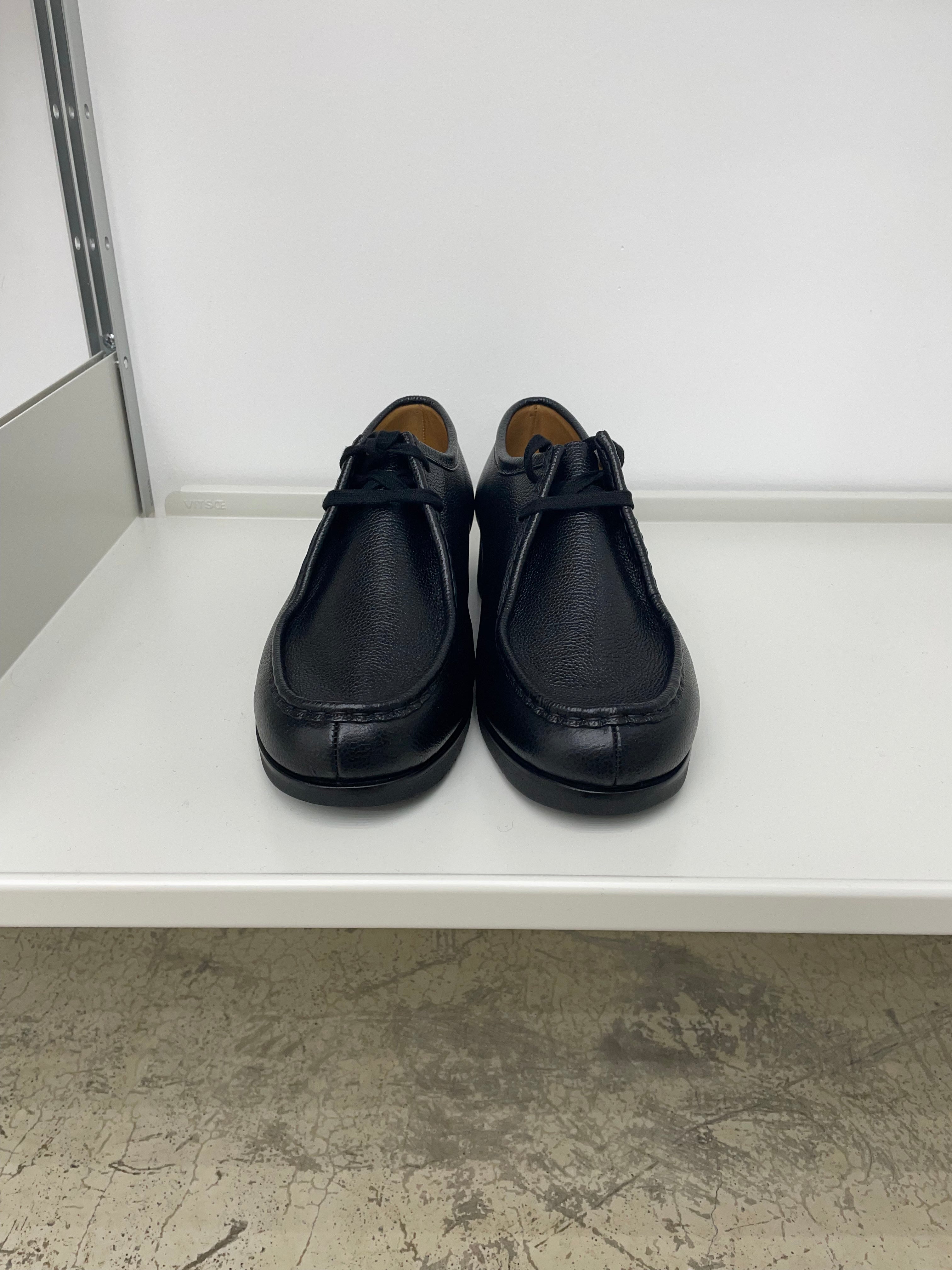 FOOTWORKS TYROL SHOES GRAIN LEATHER BLACK – Peter Cat