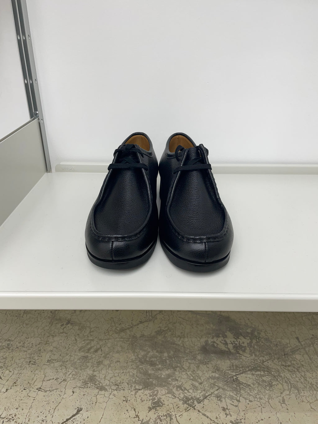 FOOTWORKS TYROL SHOES GRAIN LEATHER BLACK