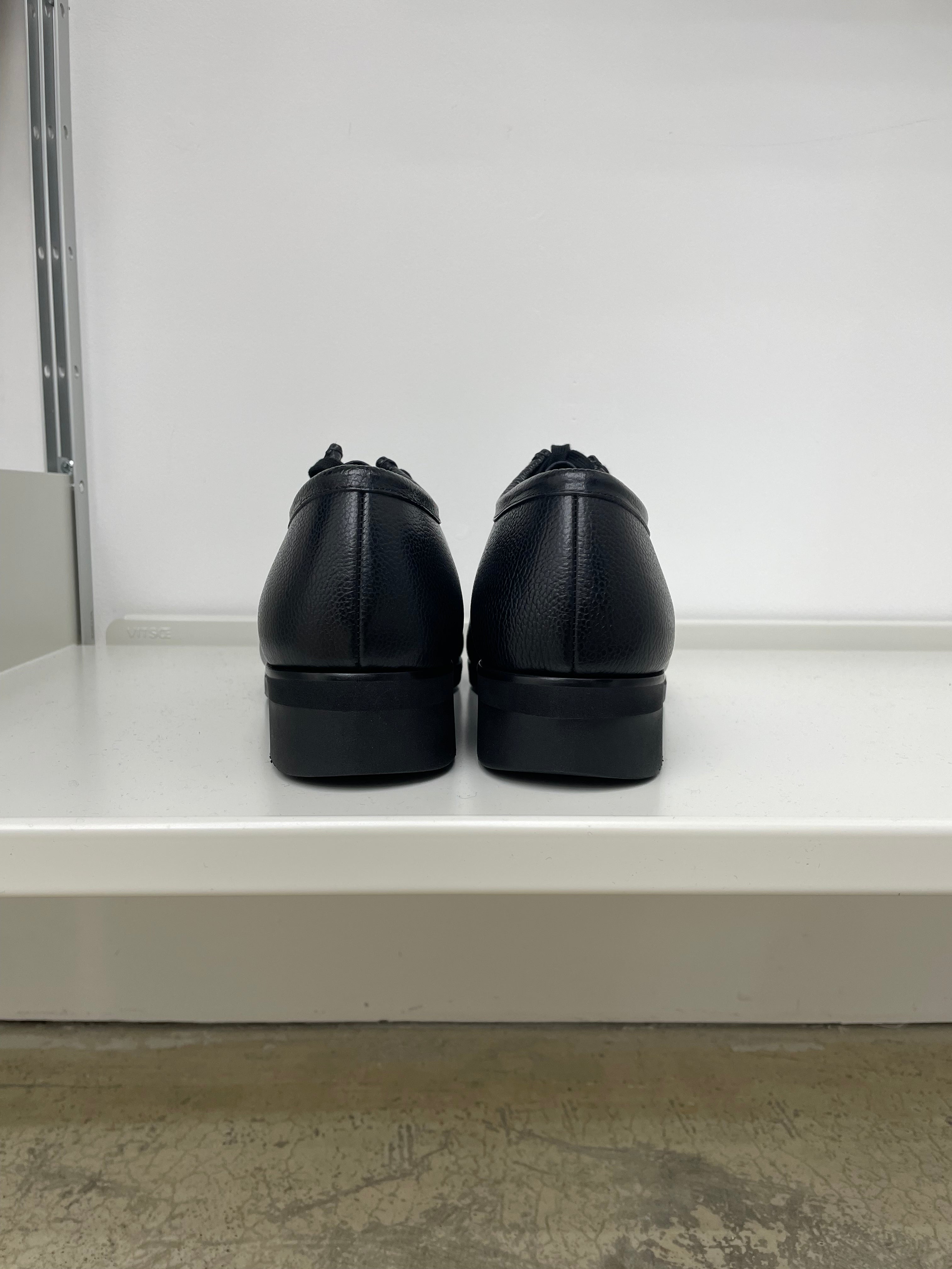 FOOTWORKS TYROL SHOES GRAIN LEATHER BLACK – Peter Cat