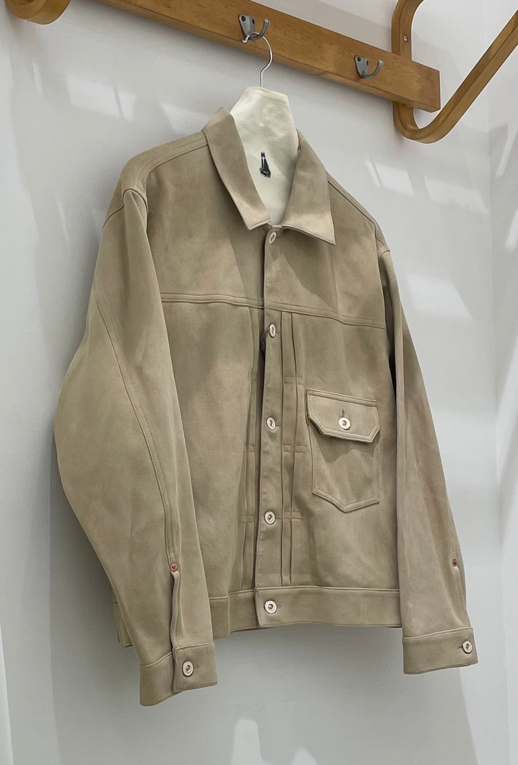 HERILL LAMB SUEDE XX JACKET BEIGE