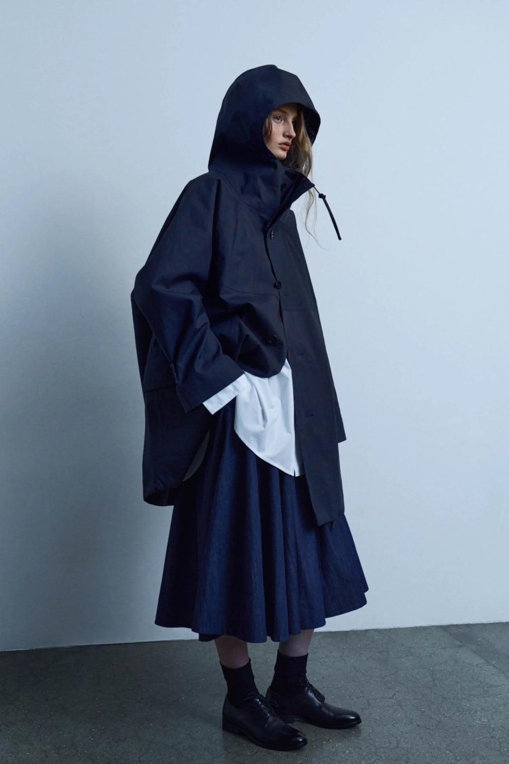 JAN MACHENHAUER OSLO COAT NAVY BLACK
