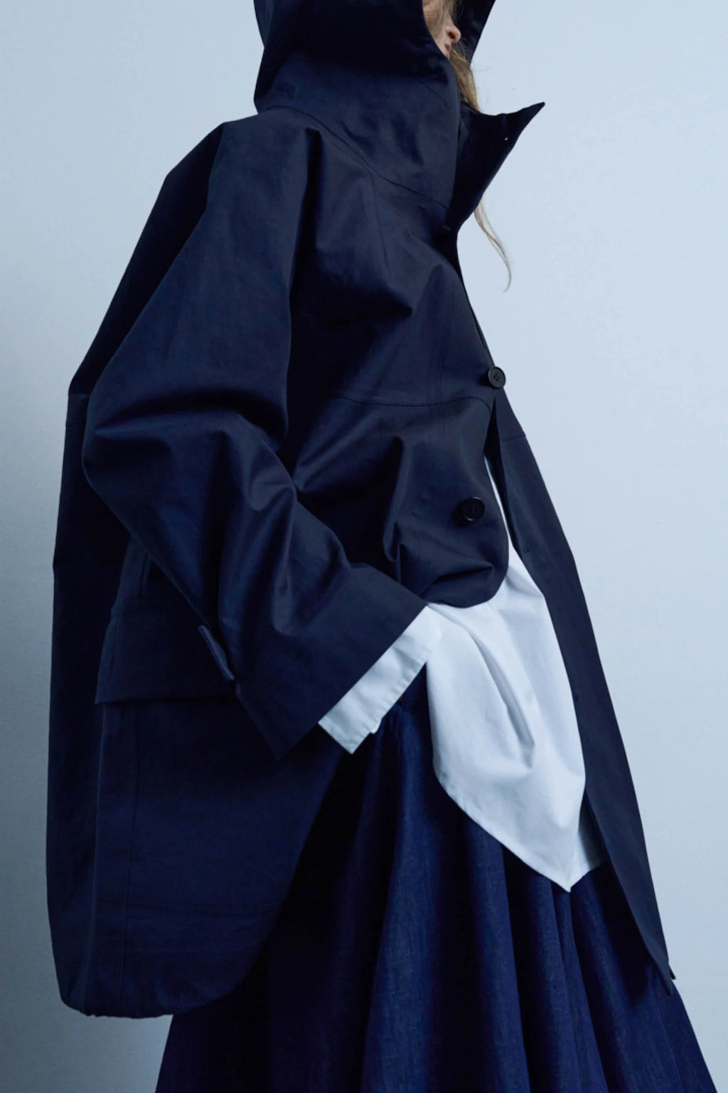 JAN MACHENHAUER OSLO COAT NAVY BLACK
