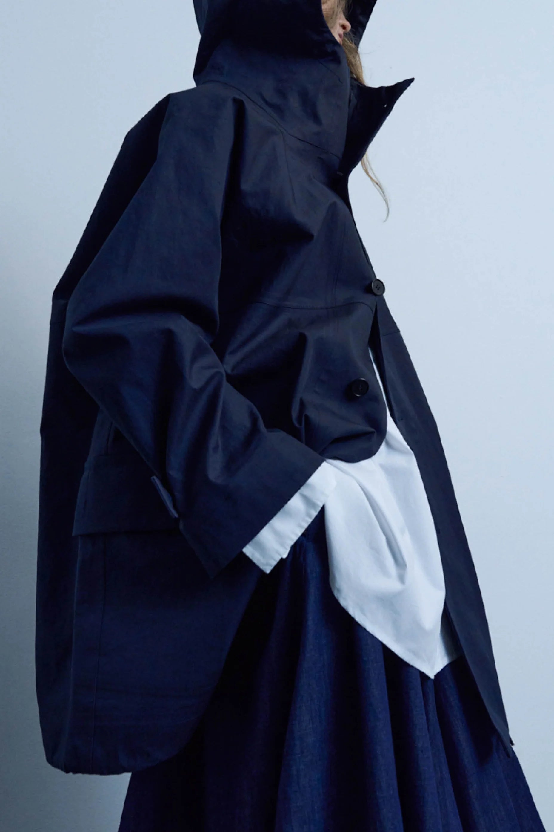 JAN MACHENHAUER OSLO COAT NAVY BLACK