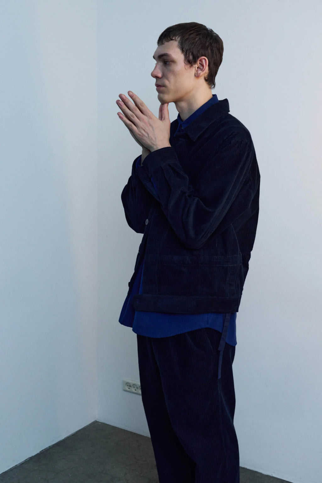 JAN MACHENHAUER MILO JACKET CORDUROY DARK INDIGO