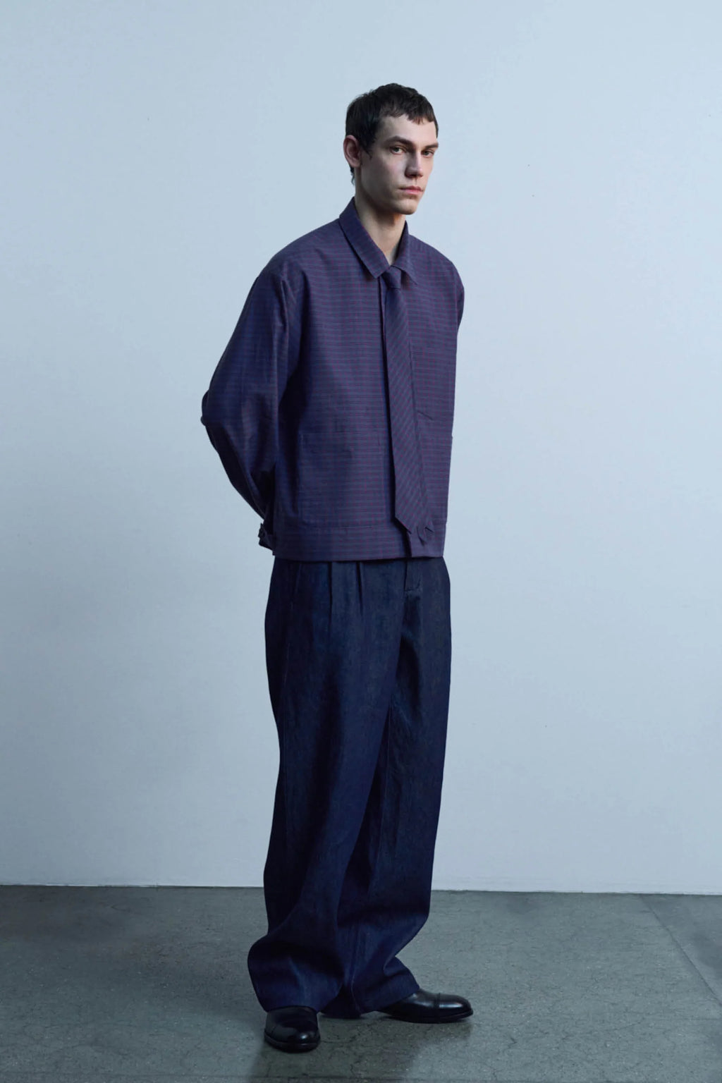 JAN MACHENHAUER FRANK SHIRT RED COTTON CHECK