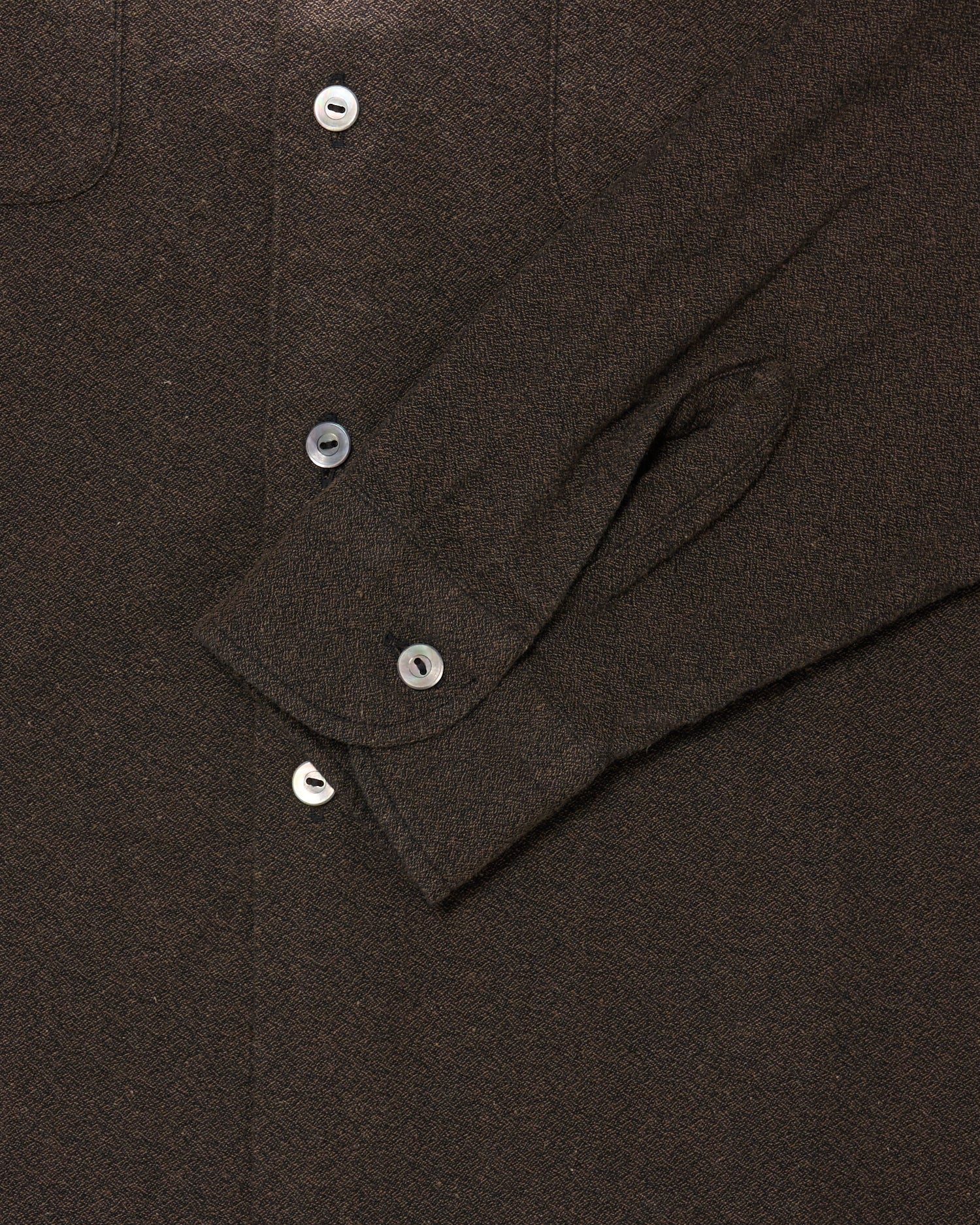 TAIGA TAKAHASHI LOT.117 WORK SHIRT FADED BROWN