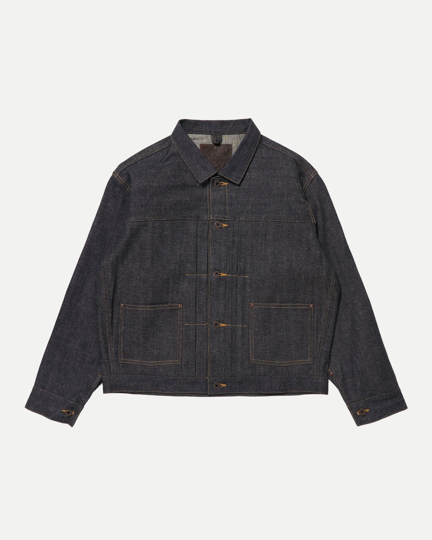 TAIGA TAKAHASHI LOT.714 DENIM JACKET SIDE PANEL RAW INDIGO