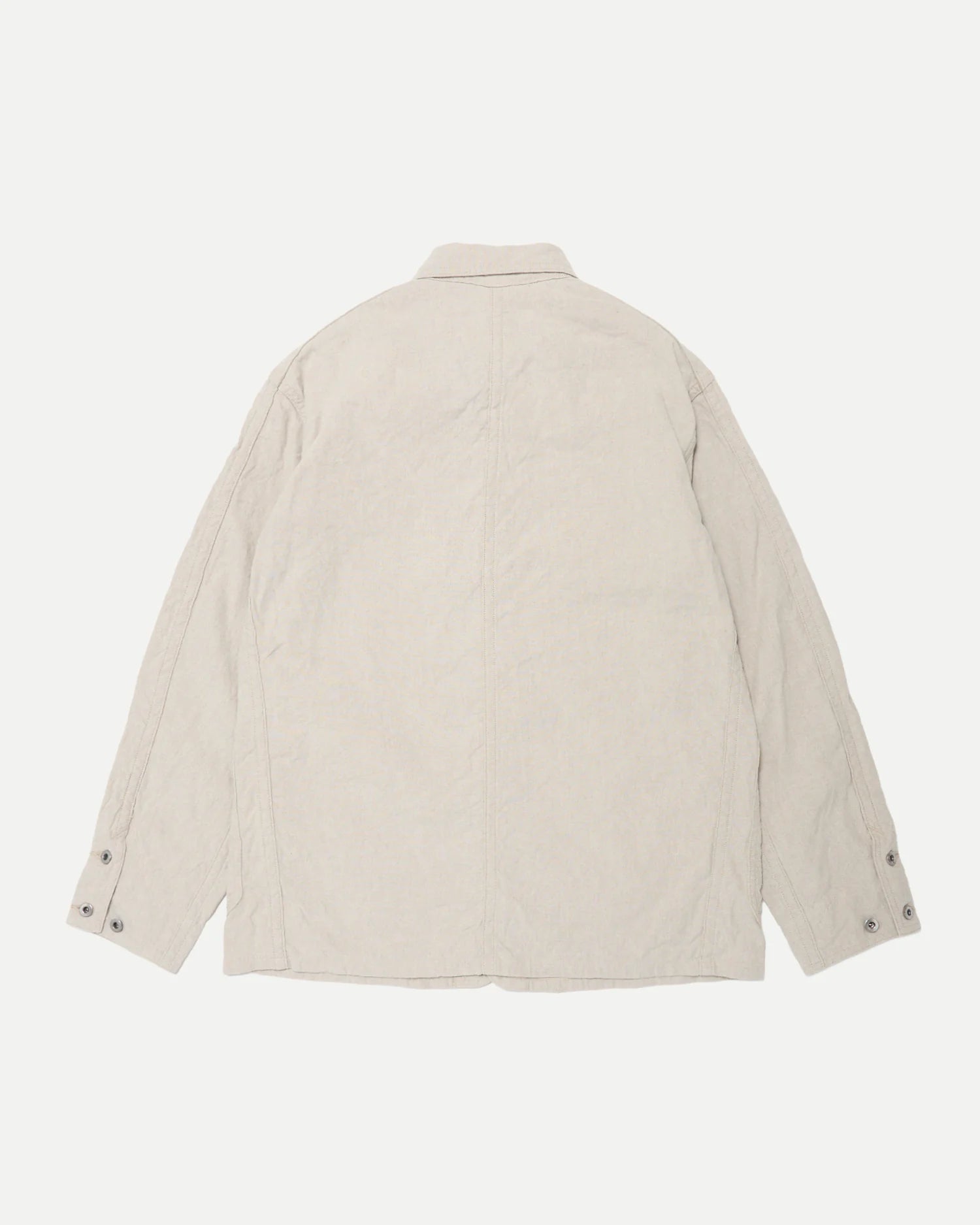 TAIGA TAKAHASHI LOT.328 COVERALL JACKET WITH CHINSTRAP IVORY