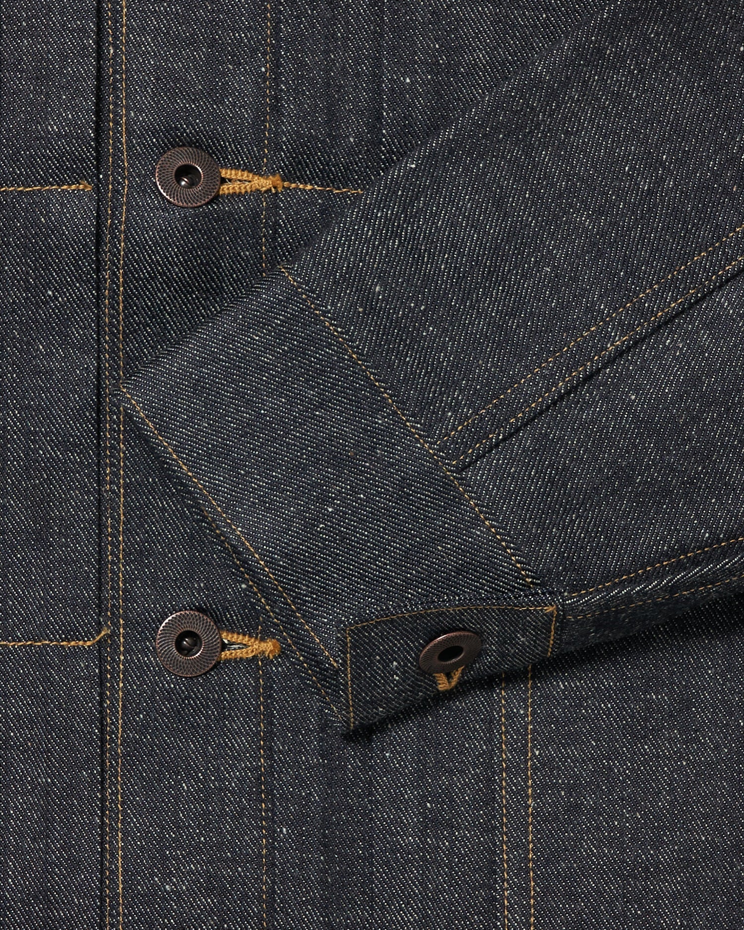 TAIGA TAKAHASHI LOT.714 DENIM JACKET SIDE PANEL RAW INDIGO