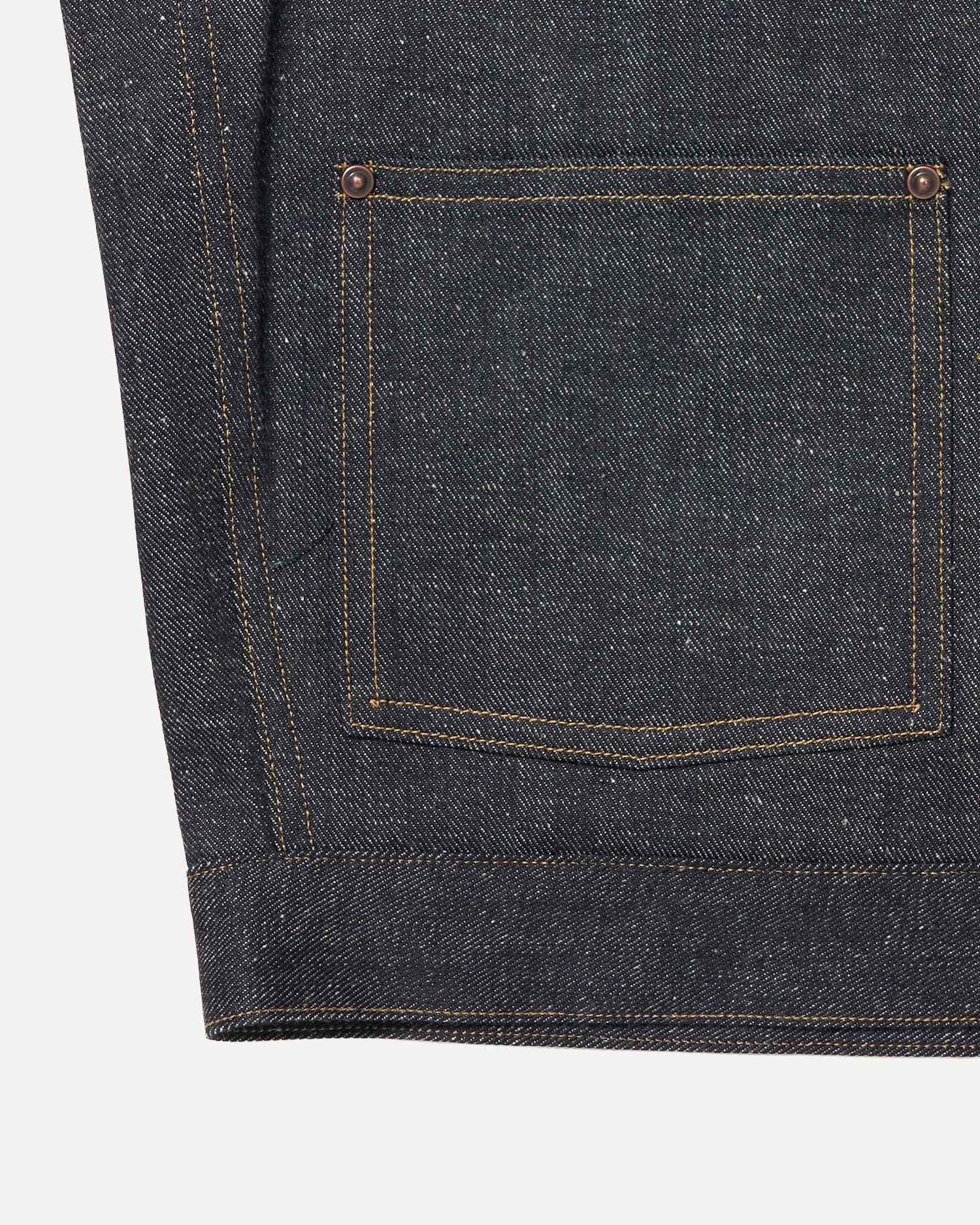 TAIGA TAKAHASHI LOT.714 DENIM JACKET SIDE PANEL RAW INDIGO