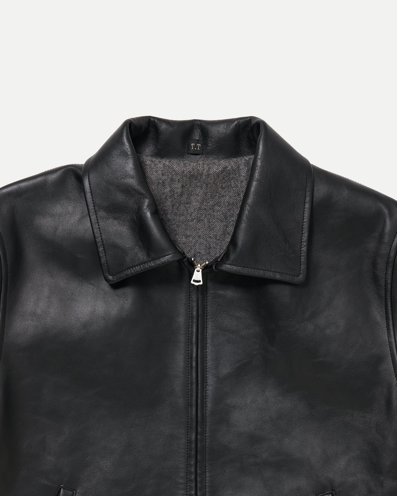 TAIGA TAKAHASHI LOT.802 COSSACK LEATHER JACKET BLACK