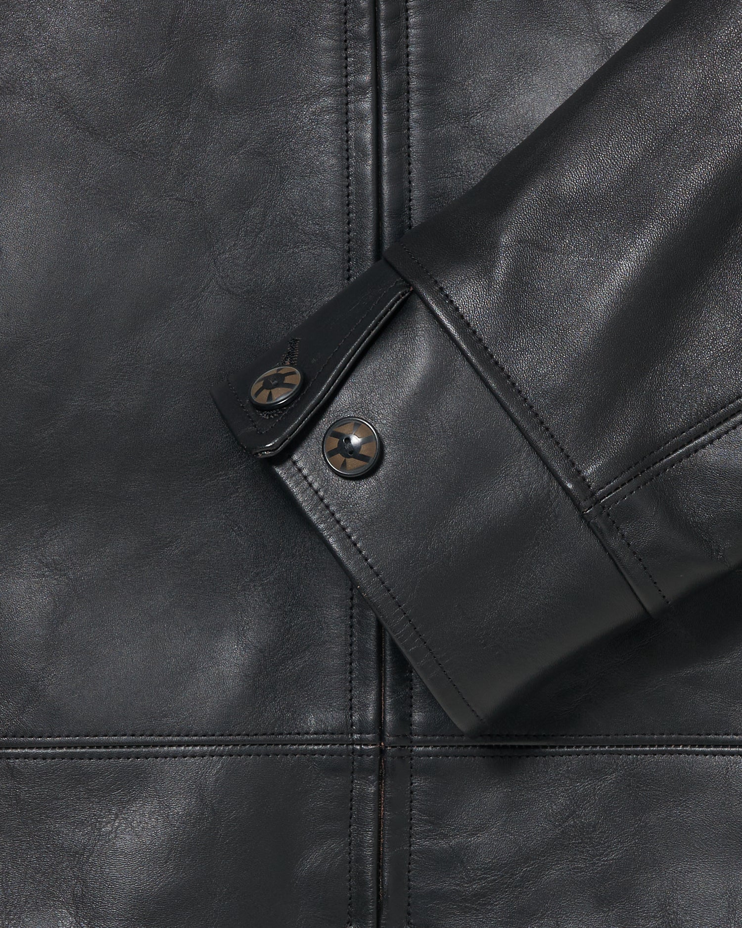 TAIGA TAKAHASHI LOT.802 COSSACK LEATHER JACKET BLACK