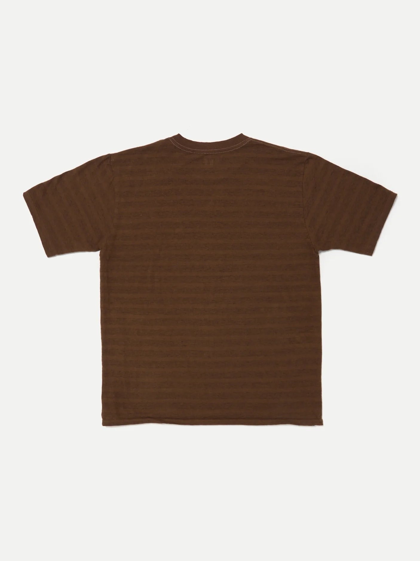 TAIGA TAKAHASHI LOT.617 BORDER TEE SHIRT BROWN