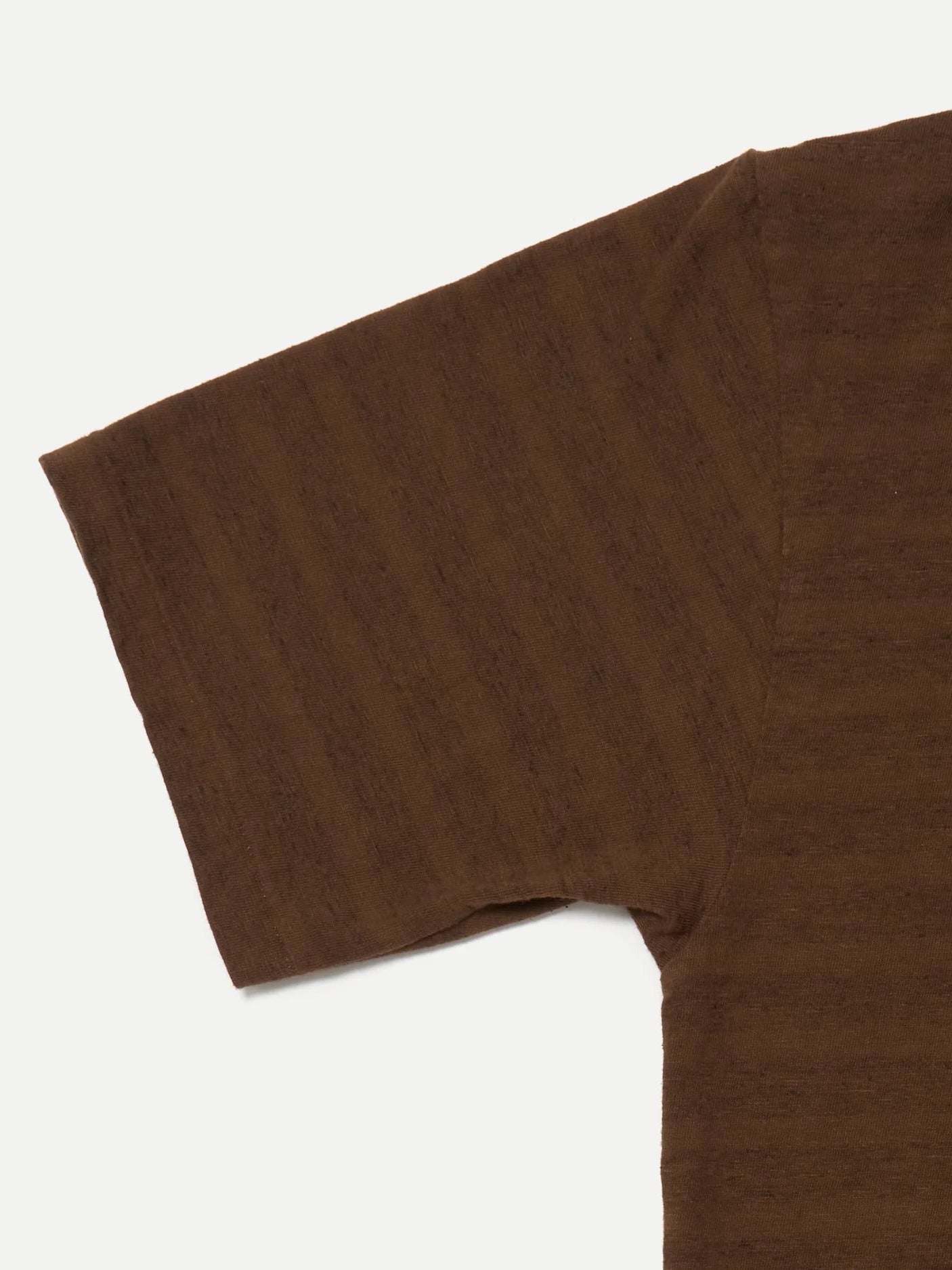 TAIGA TAKAHASHI LOT.617 BORDER TEE SHIRT BROWN