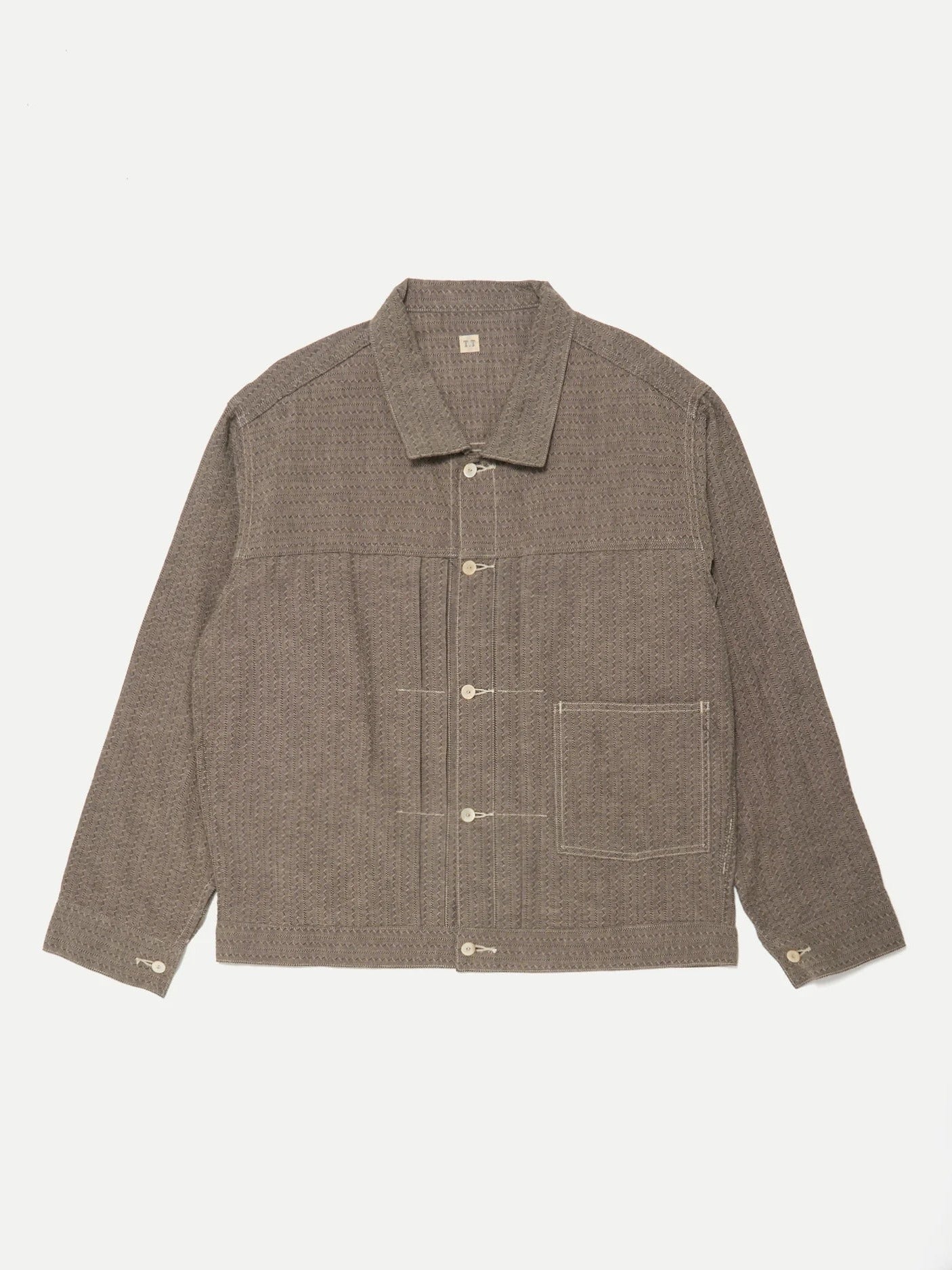 TAIGA TAKAHASHI LOT.309 BUCKLE-BACKED JACKET CHARCOAL