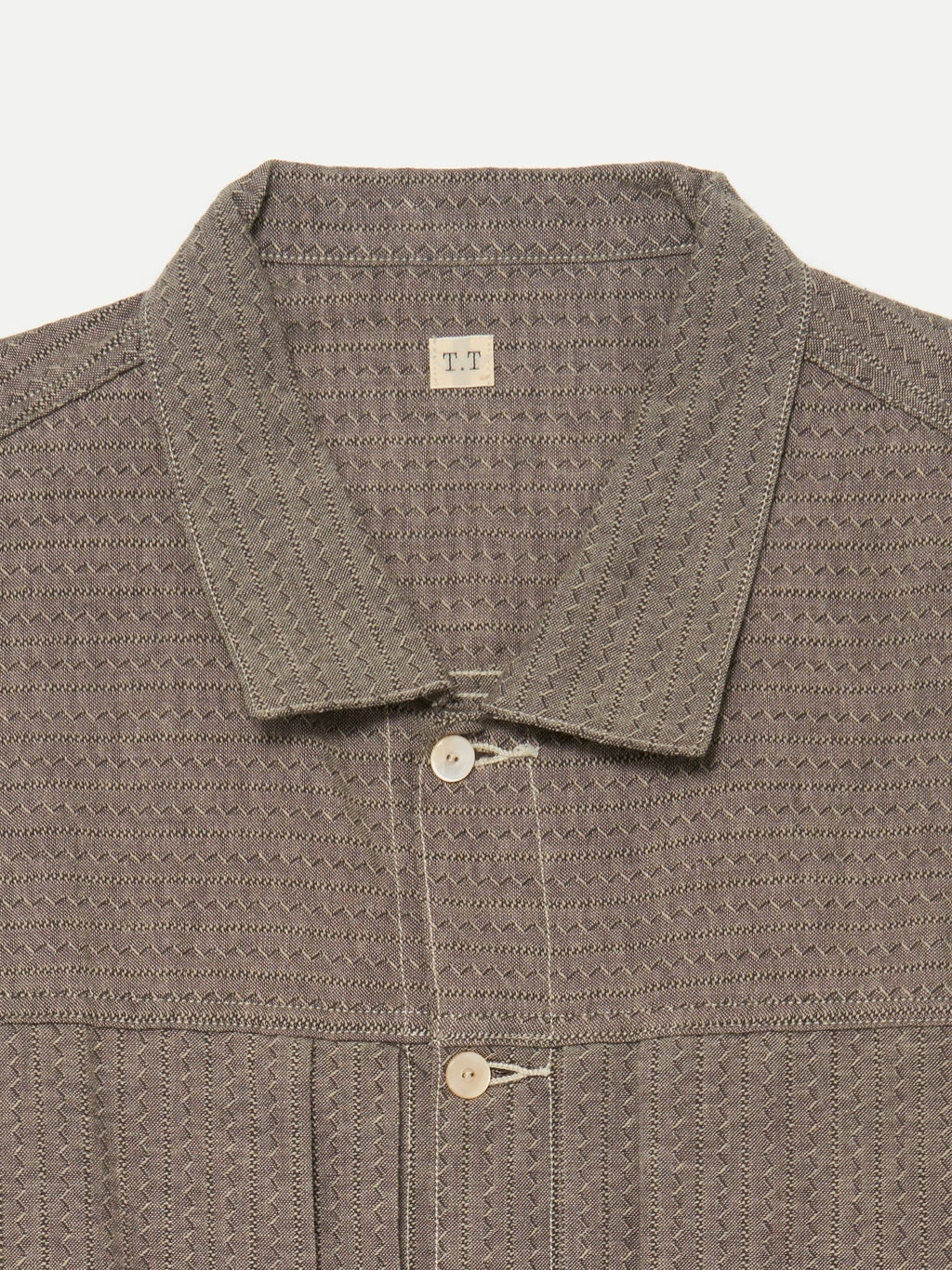 TAIGA TAKAHASHI LOT.309 BUCKLE-BACKED JACKET CHARCOAL