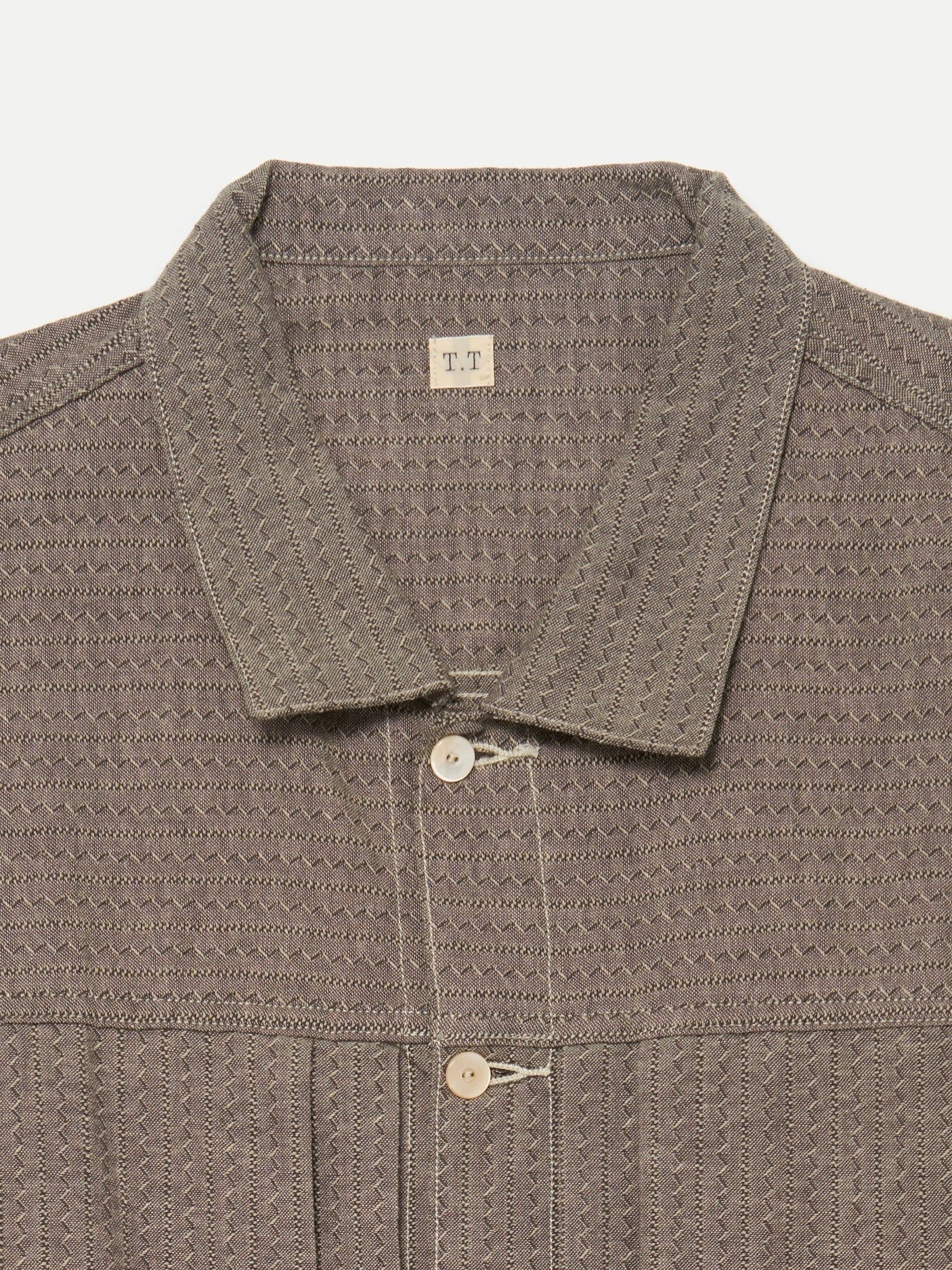 TAIGA TAKAHASHI LOT.309 BUCKLE-BACKED JACKET CHARCOAL