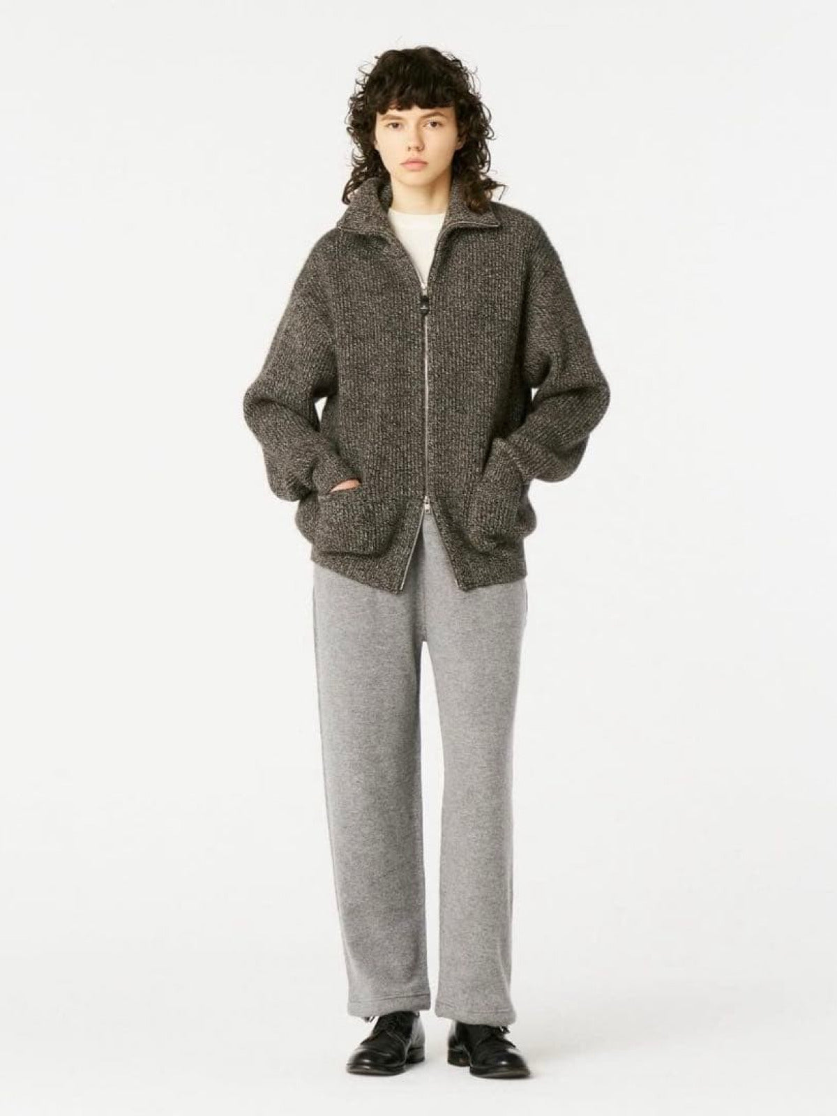 HERILL GOLDENCASH DRIVERSKNIT GRAY